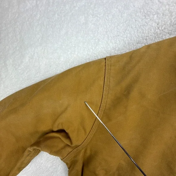 Carhartt Detroit Jacket Blanket Lined Mens 48 Tall J01 BRN Brown 6BLJT - Picture 14 of 16